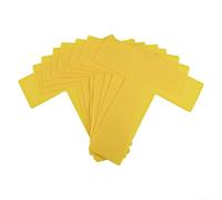 Marcadores de límite de pickleball para configuración de cancha, juego de 12 piezas con formas de T y L, perfectos para jugar en grupo (amarillo)
