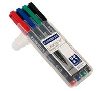 Marcadores De Película OHP Staedtler 317 WP4 (Paquete De 4)