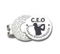 Marcadores de pelota de golf, clip para sombrero, regalos para hombres y mujeres, regalos para el Día Nacional del Jefe, regalos de liderazgo, regalos de supervisor, regalos de cumpleaños para jefes,