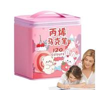 Marcadores de pintura acrílica genéricos - Conjunto de marcadores de punta fina para colorear y dibujo, suministros artísticos impermeables para sobre cerámica, lienzo de vidrio piedra