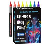 Marcadores de pintura corporal, resistentes al sudor, colores vibrantes, seguros temporalmente, para adultos, para conciertos, fiestas temáticas, eventos deportivos, cosplay, Halloween, teatro