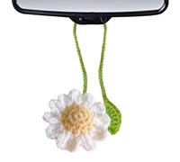 Marcadores de plantas - conjunto de marcadores de flores de crochet, marcador de página de | Marcas de libros de punto hechas a mano, decoración creativa de libros botánicos, regalo hecho a mano