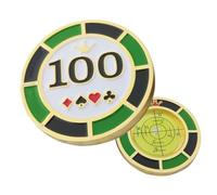 Marcadores de posición de golf genéricos - Diseño de doble cara | Convenient Golf Marker Tool, Accessories for Training, Accurate Ball Colocation, Durable, Portátil, Perfect for Golfers and Practice