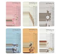 Marcadores de Reseñas de Libros - 60 Piezas Marcadores de Páginas Suministros Literarios - Tarjetas de Notas para el Seguimiento de Libros,Para Lectores Estudiantes Profesores Hombres Mujeres Niños Ad