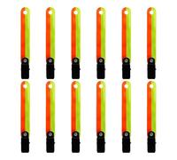 Marcadores de senderos de caza: clips de árbol de alta visibilidad, cinta reflectante | 12 PVC Reflector Tacle con clips de metal, impermeable y reutilizable para senderismo, escalada, campamento,