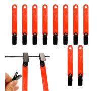 Marcadores De Senderos Reflectantes: Señales De Senderos Para Caminatas Al Aire Libre De 10,3 * 1,4 * 1,5 Cm, Etiqueta De Visibilidad Nocturna Impermeable, Indicadores De Dirección De Seguridad | Refl