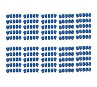 Marcadores de tamaño para perchas, medidores de ropa, donas, bagels, cubos azul oscuro, 300 unidades
