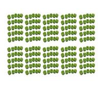 Marcadores de tamaño para perchas, medidores de ropa, donas, bagels, cubos, color verde, 300 unidades