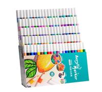 Marcadores de tela para niños, rotulador para niños | Bolígrafos de punta fina - Suministros de arte de colores, bolígrafo de secado rápido para manualidades impermeables para papel, cerámica, piedras