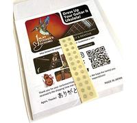 Marcadores de trastes adhesivos con incrustaciones para guitarras y bajos, puntos pequeños de 1/8 pulgadas, color blanco perla