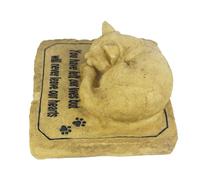 Marcadores de Tumba para Mascotas, Impermeables, Lindos marcadores de Tumba para Mascotas, Piedras conmemorativas, lápida de Resina para Patio, césped, jardín, al Aire Libre