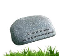 Marcadores de tumbas para perros al aire libre, perros conmemorativos de piedra al aire libre,Resin Dog Cat Garden Grave Marker - Decoraciones de piedras de cabezas, lápida decorativa de gato de rock,