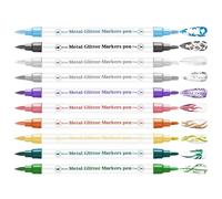 Marcadores de uñas de doble punta - 10 colores rápidos y secos, herramientas de punteado | Accesorios de pintura de uñas de salón para diseños creativos, manicura, manualidades, hogar, obras