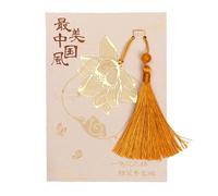 Marcadores decorativos de metal hueco con patrones de naturaleza, diseño retro ligero para leer artículos de papelería esenciales grabados de metal de arce