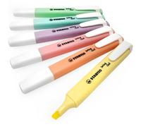 Marcadores Fluorescentes Stabilo Swing Cool Pastel - Set De 6 Colores De 1-4mm