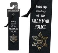 Marcadores literarios - Marcador de Libros Grammar Police