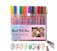 Marcadores Para Arte De Uñas - Herramienta De Delineado De 0,5 Mm Con Punta Fina,Marcadores De Uñas Rotulador Para Dibujar | Para