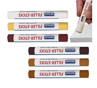 Marcadores Para Muebles De Madera | 6 Piezas Kit Reparacion Muebles Lápices Para Madera - Cubretrazos Duraderos para Manchas Grietas Agujeros,Armarios Juguetes Mesas Marcos Cuadros Pared