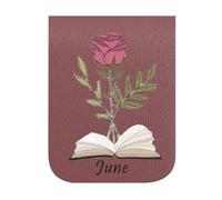 Marcadores Para Mujeres | Clip de Página Retro de Piel PU - Marcapáginas Magnéticos Vintage para Lectura,Para Niños, Adultos, Estudiantes y Amantes de la Lectura en Escuela, Trabajo y Hogar