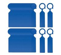 Marcadores para plantas de exterior impermeables | 100 piezas gruesas coloridas reutilizables suspendibles, etiquetas de nombre | para jardinería, viveros, árboles frutales, arbustos e invernaderos