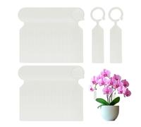 Marcadores para plantas de exterior impermeables | 100 piezas gruesas reutilizables colgantes, etiquetas de nombre | para jardinería, viveros, árboles frutales, arbustos e invernaderos
