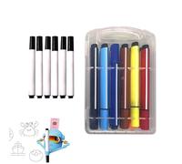 Marcadores Robot Dibujo, Bolígrafos Automáticos Universales, Reemplazo Colorido con Función, 3.54*0.38 Pulgadas Accesorio Máquina con Detalles, Producto Educativo, Herramienta Creativa para Clase