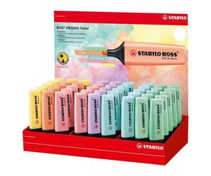 Marcadores STABILO Boss Original Pastel 45 piezas Multicolor Punta de Cincel