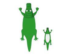 Marcapáginas 3D - Marcapáginas En Forma De Animal Tiburón, Diseño De Dibujos Animados Sostenibles | Papelería De Lectura Multifuncional Y Divertida, Accesorio De Regalo De Cumpleaños Para