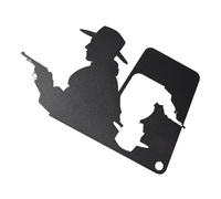 Marcapáginas acrílico, decoración de acrílico con forma de detective, marcadores de página de libros acrílicos, marcadores acrílicos creativos, marcapáginas de decoración de estante de libros, 7.1 x