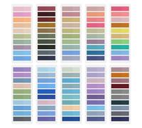 Marcapaginas Adhesivos Yingtop 2400 Piezas Indices Sticky Tabs,Set Notas Adhesivas Índices Pestañas para Libros y Carpetas,Colores Notas Adhesivas Marcapaginas Adhesivos para el Escuela, Oficina