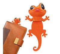 Marcapáginas Animales,Clip Lindo de Página Impreso en 3D - Marcapáginas Gecko | Para Amantes de la Lectura, Adolescentes, Chicas, Chicos, Mujeres, Hombres, Profesor, Estudio, Diario Lectura