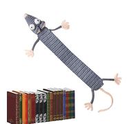 Marcapáginas Animales - Tejido 38×6×0.5cm | Marcador Página Animal Hecho A Mano, Cartoon Creativo | Marcapáginas Divertido Para Maestros, Estudiantes, Niños Y Lectura