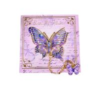 Marcapáginas artísticos de mariposa de metal con colgante de cadena, ayuda de lectura para amantes de los libros, escritores, cumpleaños, Navidad, artísticos