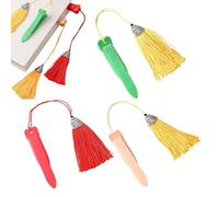 Marcapáginas automático - Juego de 3 marcadores de lectura de silicona, marcador de libro de texto, marcador automático con borla para lectores, niños, amantes de los libros, compañeros de clase