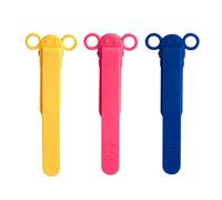 Marcapáginas automáticos de silicona - Juego de 3 marcapáginas simpático elefante, marcapáginas decorativos flexibles para lectores, estudiantes, diarios, notas, agendas, organización 'Aprendizaje y