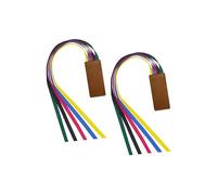 Marcapáginas Bíblico De Con Borlas Coloridas Cintas De Colores Para Libros Religiosos Lectura Novedosa Cinta Colorida Para La Biblia 2/4/6 Uds.