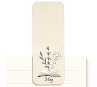 Marcapáginas Bonitos - Marcador De Páginas Con Flor - Marcapáginas Magnéticos Bonitos | Para Lectura, Estudio, Escuela, Trabajo, Niñas, Niños, Adolescentes, Hombres, Profesores Y Amantes