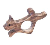 Marcapáginas con clip en forma de pata - Soporte lateral de madera de nogal para lectura con una sola mano | Accesorio de libro regalo para lectores y amantes de los libros, diseño cómodo y funcional