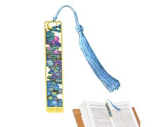 Marcapáginas con dije de flores coloridas, clip de hoja estético, puntero de jardín individual para estudio de guiones, recuerdo decorativo con incrustaciones de esmalte, artículos de regalo, marcador