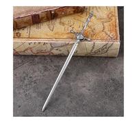 Marcapáginas con diseño de espadas antiguas, estilo chino, tocado de espada antigua, gota de agua, palitos para el pelo, joyería para el pelo (05)