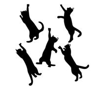 Marcapáginas con diseño de gato, 5 piezas, bonito soporte para páginas, para mujeres, hombres, profesores, estudiantes, jubilación, graduación, cumpleaños, Navidad