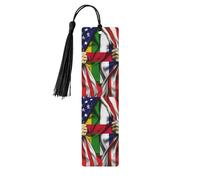 Marcapáginas con la bandera de la República Centroafricana americana, regalo de San Valentín, regalo para pareja, marcapáginas de graduación, regalo unisex