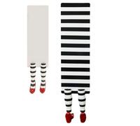 Marcapáginas de 2 piezas, con diseño de bruja malvada, marcador, color rojo rubí, zapatillas de bruja malvadas para libros para planificadores, diarios, libros de texto