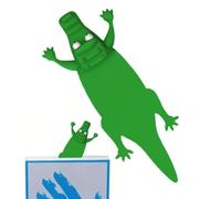 Marcapáginas De Animales 3D: 4,33 X 2,17 Pulgadas, Material De PVC Estable Y Confiable, Marcador De Página Novedoso Y Creativo | Diseño De Cabeza Gruesa, Suministros Escolares De Oficina, Biblioteca,