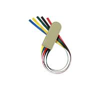 Marcapáginas de cinta para libros con cintas, marcadores de página de cuero aplicables a la Biblia, novelas, libros escolares (B)