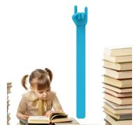 Marcapáginas de dedo | Marcapáginas portátil de dibujos animados 3D para leer, marcapáginas de lectura para mujeres, multifuncional, hermoso soporte de silicona para regalos de fiesta infantiles