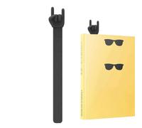 Marcapáginas de dedo, portátil y encantador marcapáginas de dibujos animados 3D para leer, marcadores de lectura para mujeres, multifuncional, hermoso soporte de página de libro de silicona para niños