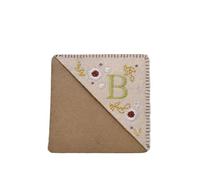 Marcapáginas de esquina bordado a mano, 2 uds., 4 estilos, hecho a, marcapáginas cosido a for las cuatro estaciones Para Amantes(Beige-B)