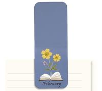 Marcapáginas de Flor, Marcador De Páginas Con Flor, Marcadores Magnéticos, para Niños, Niñas, Adolescente, Hombres, Mujeres, Profesor, Lectura, Escuela, Trabajo, Estudio, Planificador,