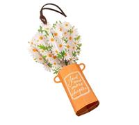 Marcapáginas de flores hecho a mano, tarjeta floral emergente, elegante diseño de ramo con detalles, accesorio decorativo para leer, álbumes de recortes, día de San Valentín, cumpleaños, 7.1 x 3.9 x